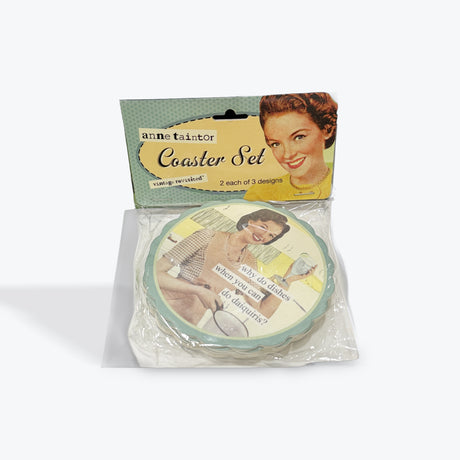 Anne Taintor Coaster Set of 6