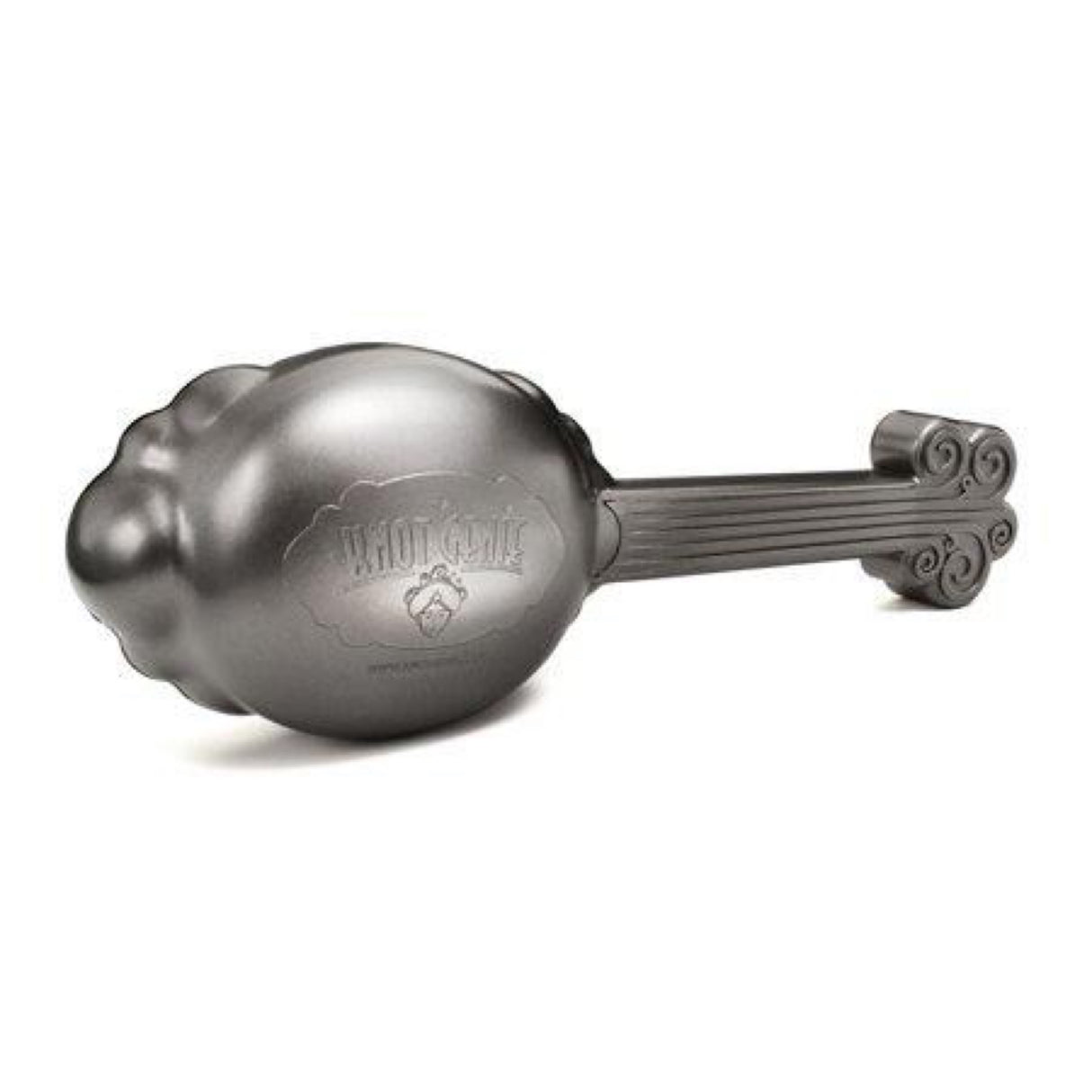 KNOT Genie Supreme Painless Detangling Wet/Dry Hair Brush with Handle Silver