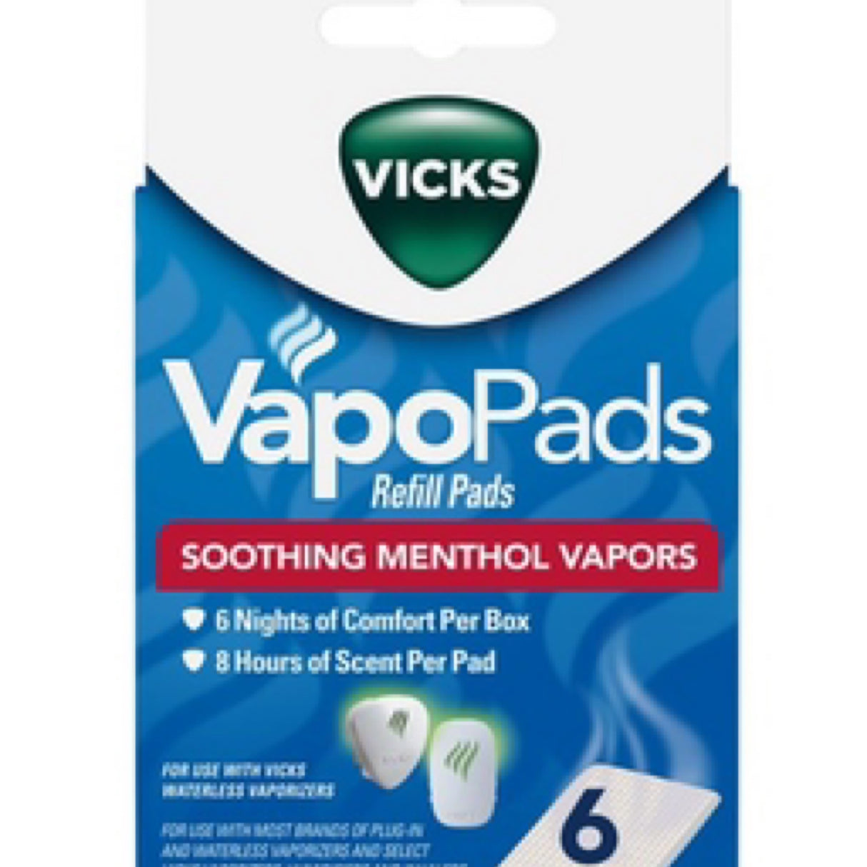 Vicks VapoPads Soothing Menthol Vapors Refills