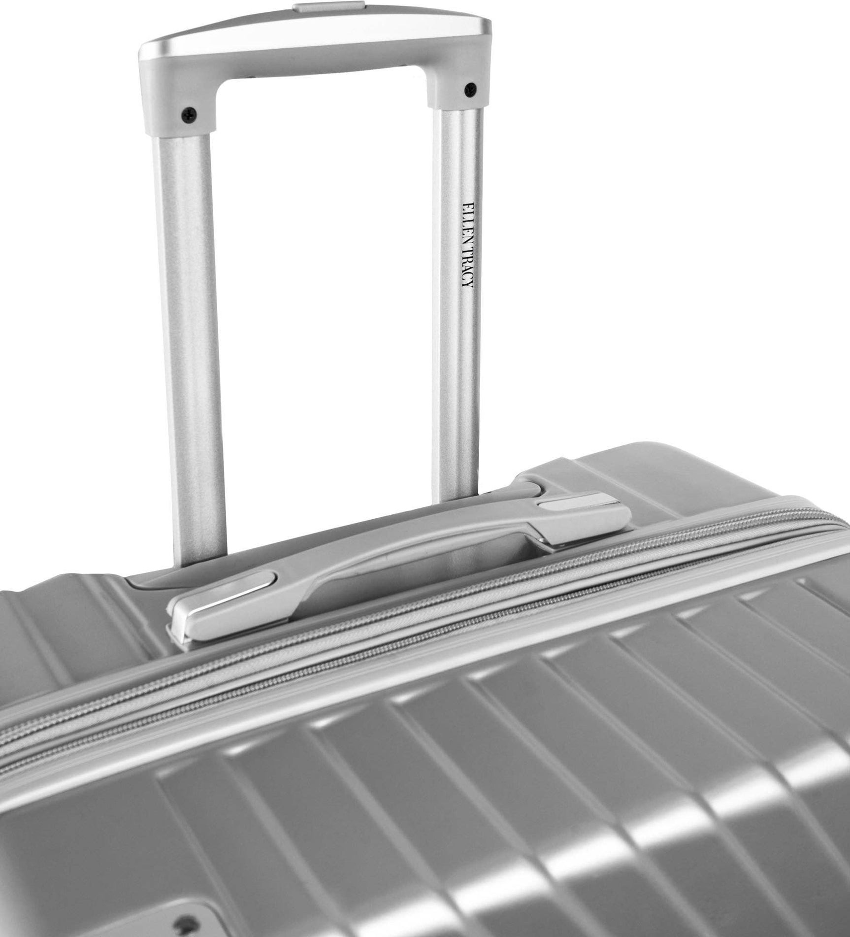 The Legend Ellen Tracy 3 PC Hard Sided Luggage Set: 331-CHROME - Image 6