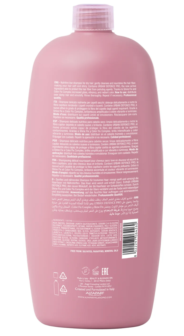 Alfaparf Milano Semi di Lino Moisture Nutritive Low Shampoo (Dry Hair) - Image 2