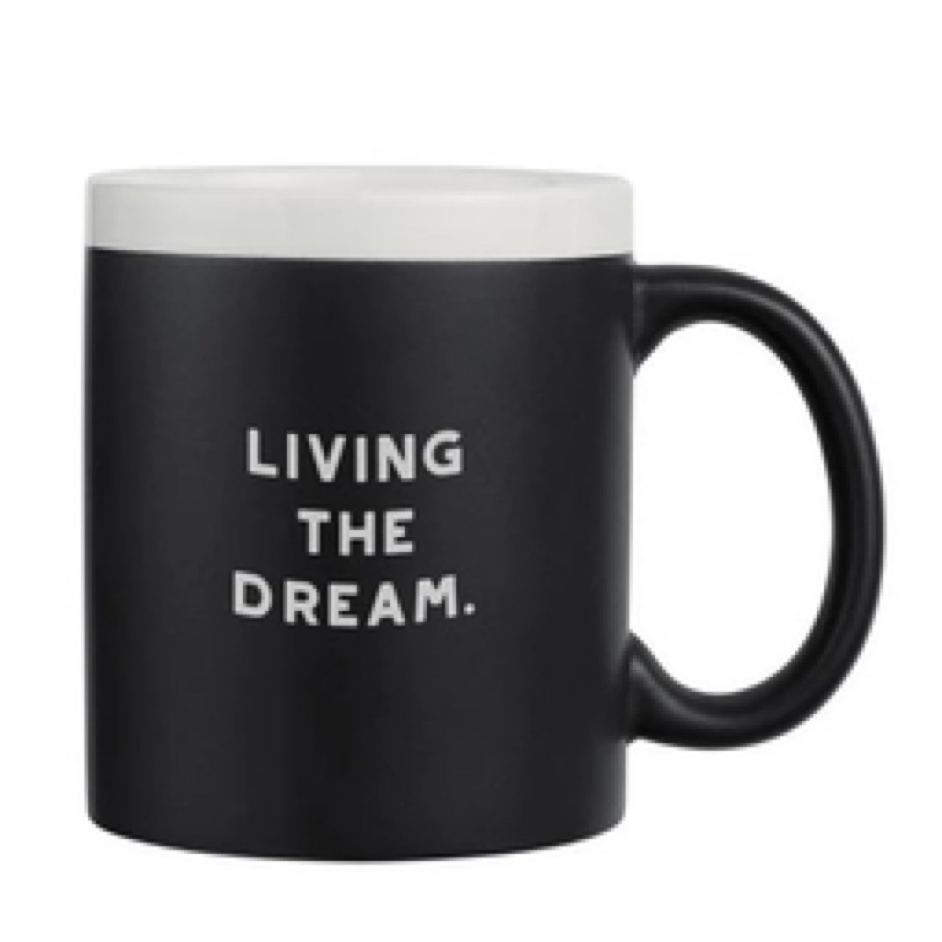 Living the Dream Chalk Mug