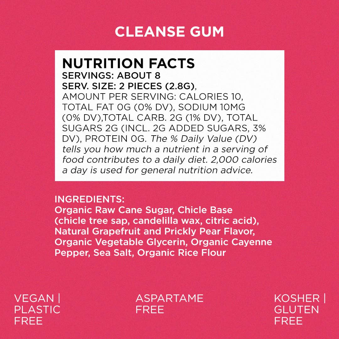 Cleanse Chewing Gum- Natural + Plastic-Free - Image 3