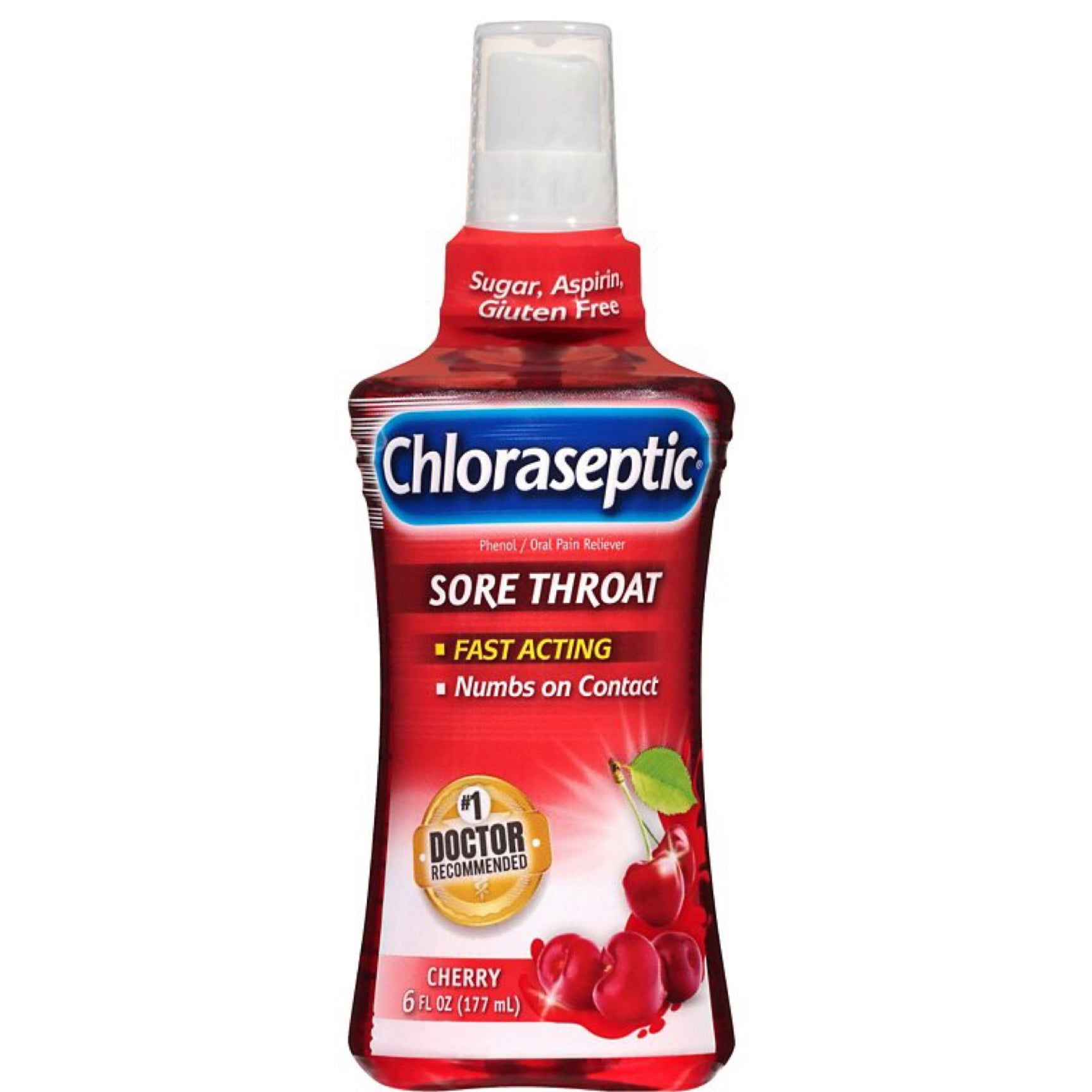 Chloraseptic Sore Throat Cherry Fast Acting Numbing Spray