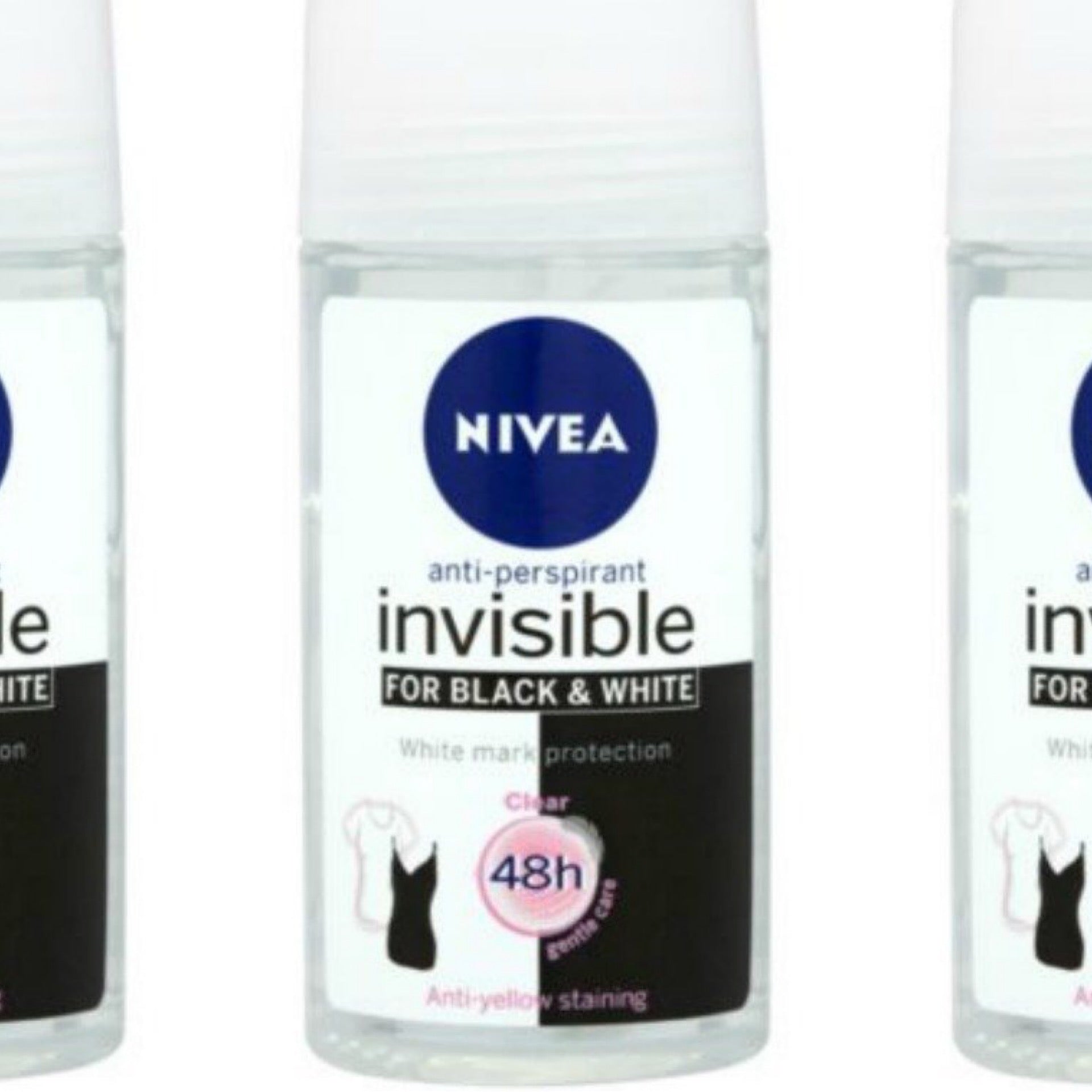 Deodorant Nivea Roll On Anti Breathable Invisible Anti Stains Yellow
