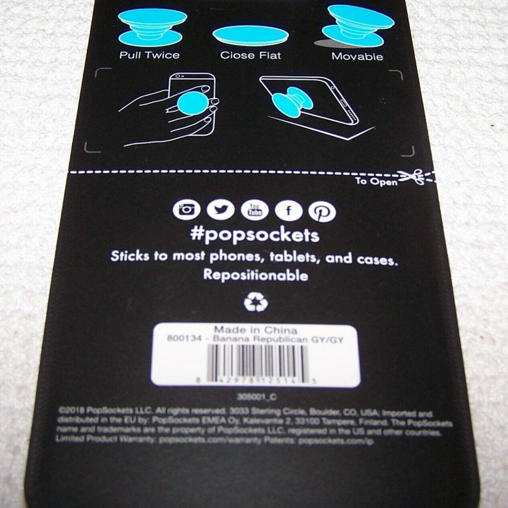 Popsocket Popgrip Leaves