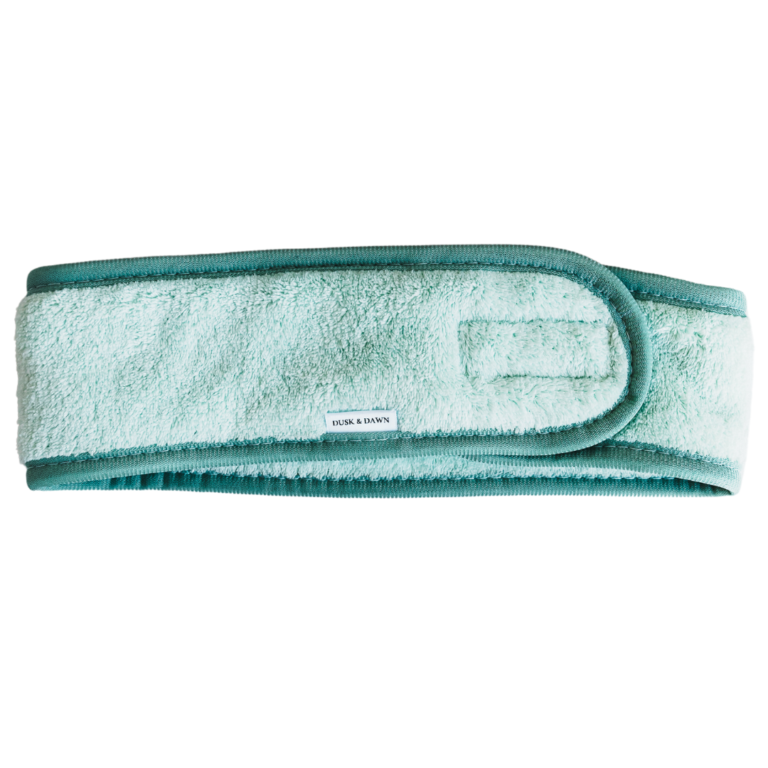 Coral Fleece Spa Headband - Skincare & Beauty Accessories: Mint