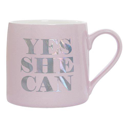 Slant Jumbo Mug - Yes She Can