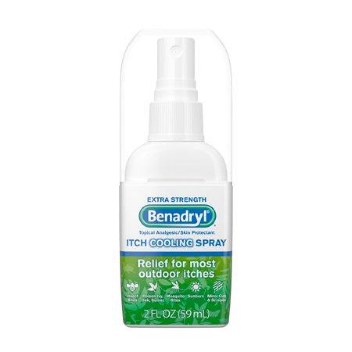 Benadryl Extra Strength Anti-Itch Cooling Spray Size