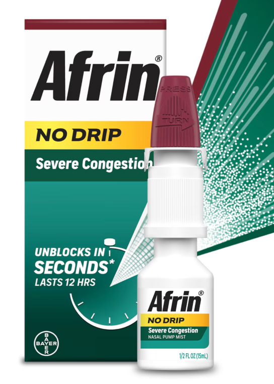 Afrin® No Drip Severe Congestion 0.5oz (15mL) Nasal Pump Mist
