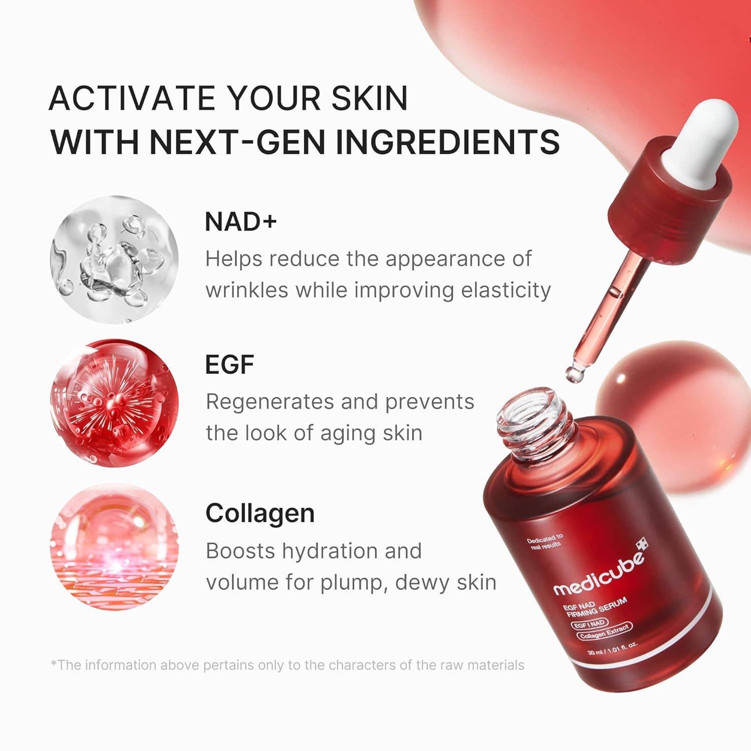 Medicube NAD EGF Firming Serum for Face & Neck | Anti-Aging