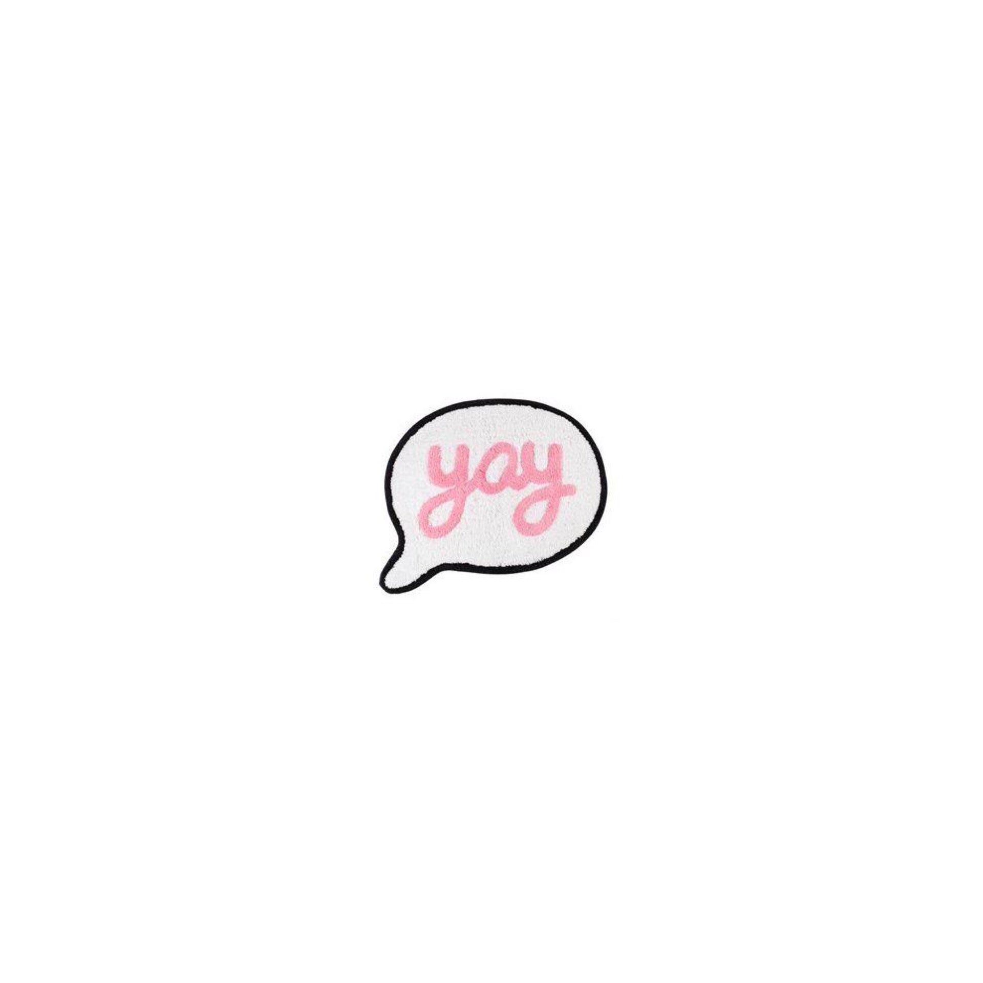 Sass & Belle Say Yay Speech Bubble Rug