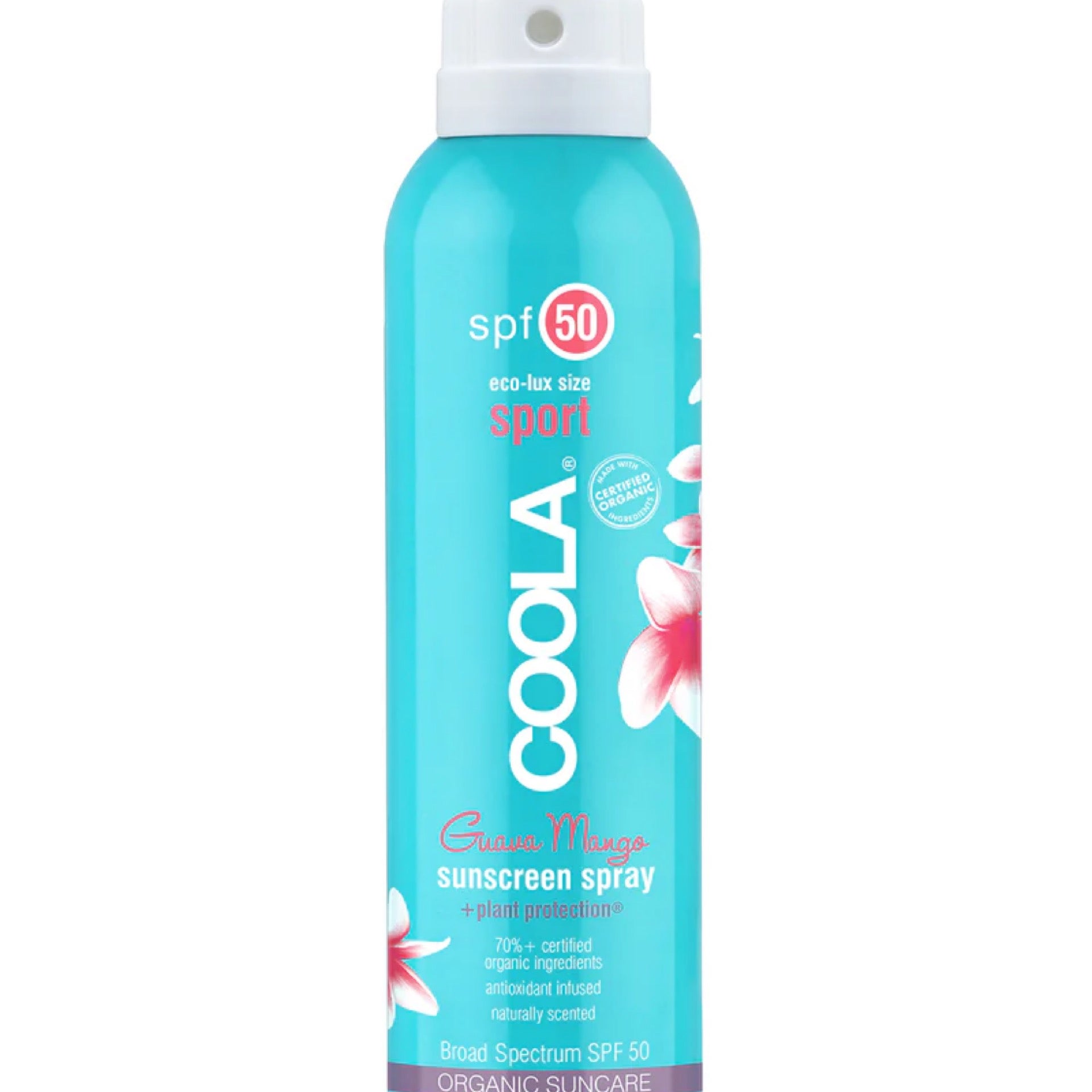 Coola Sunscreen Spray SPF 50 Guava Mango 6 fl oz