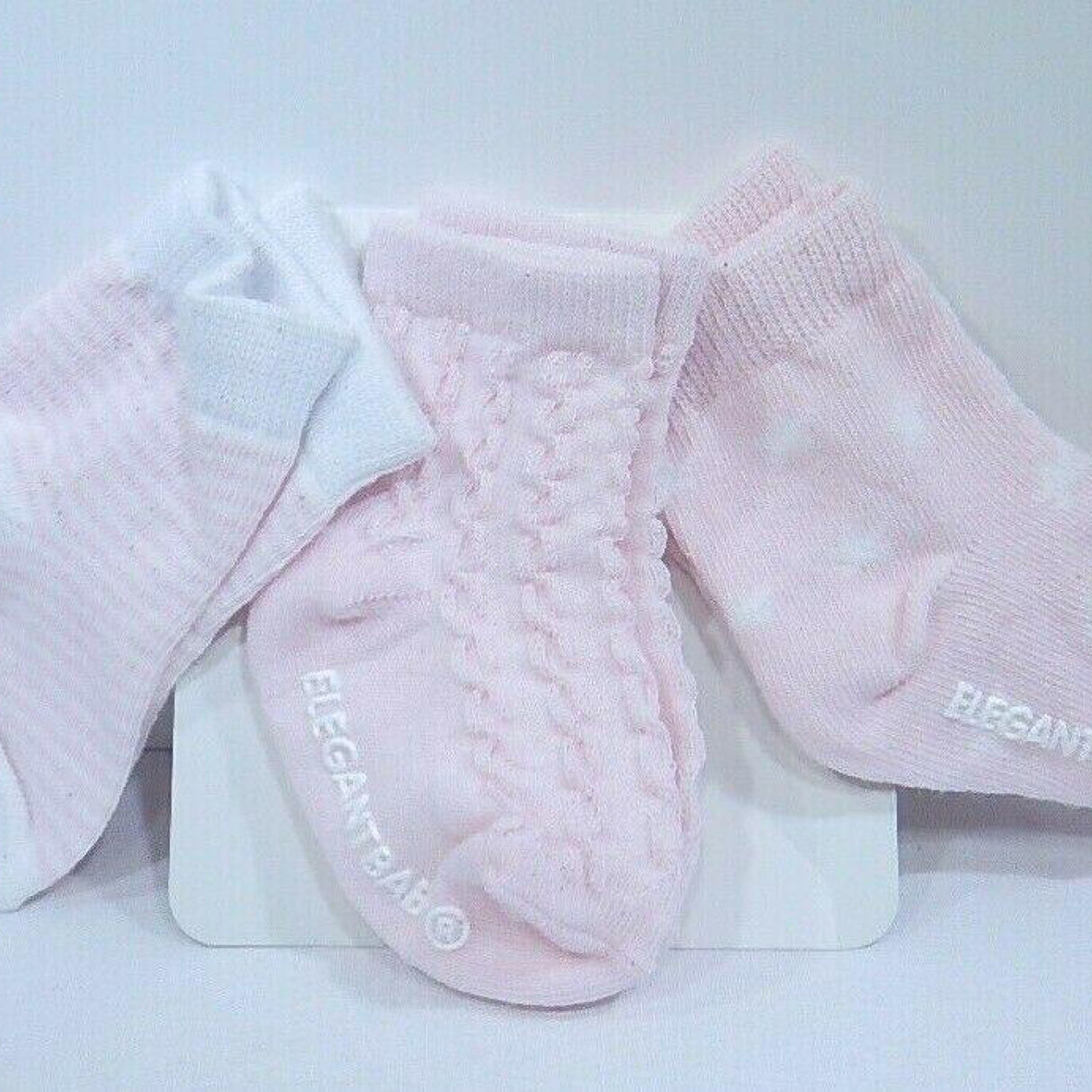 Elegant Baby Socks, Pink