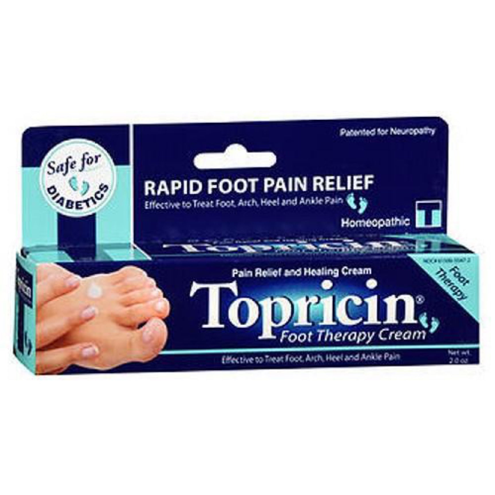 Topricin Crema para el Alivio del Dolor de Pies