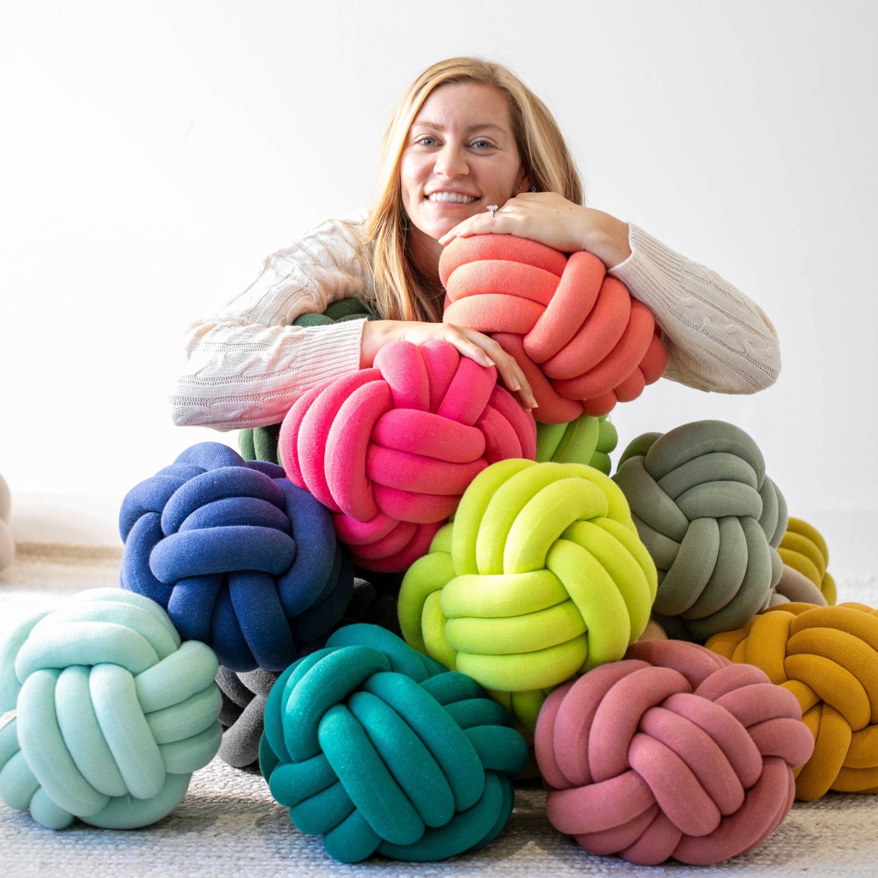 Knot - Neon Pink - 100% cotton - Image 3