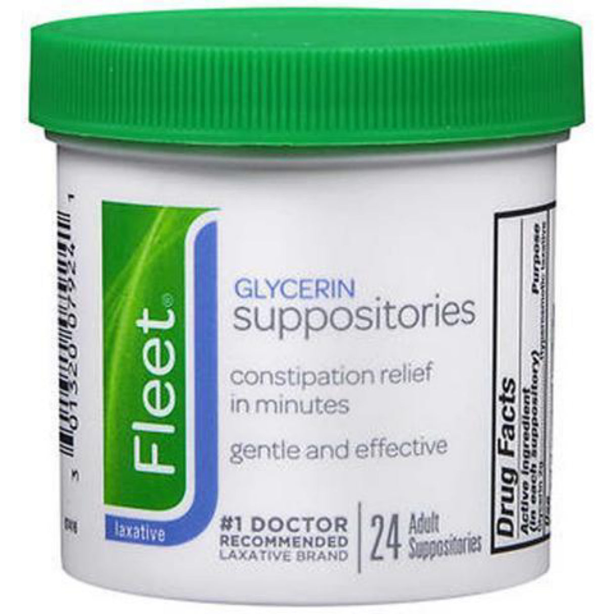Fleet Adult Glycerin Suppositories 24 count