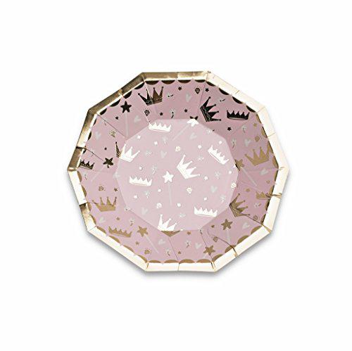 Daydream Society Sweet Princess Crowns Small Paper Party Plates