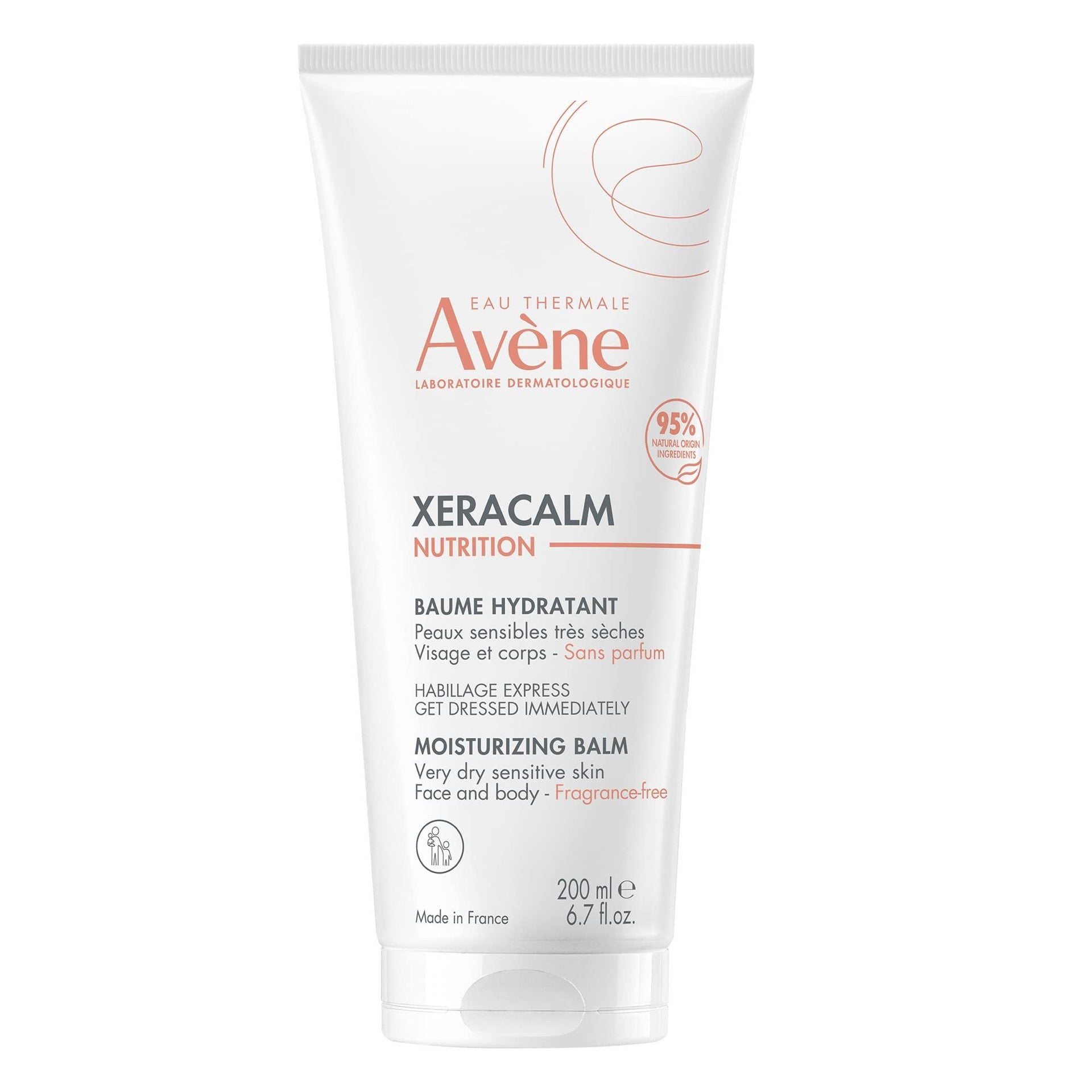 Eau Thermale Avene Trixera Nutrition Nutri-Fluid Balm, Ceramides, Very Dry