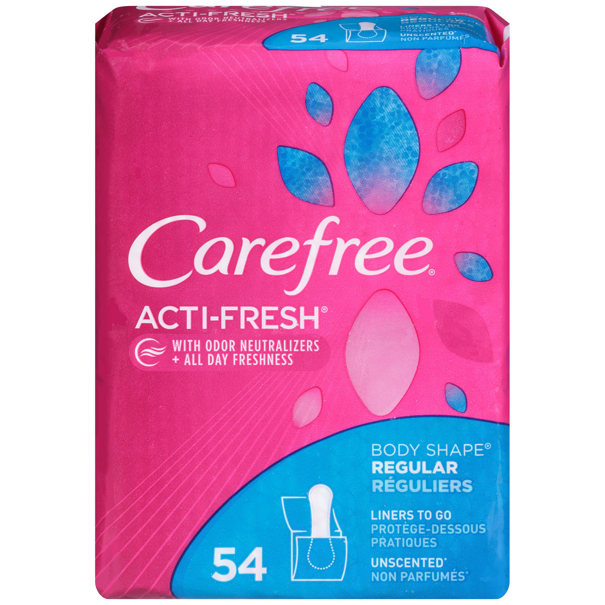 Carefree Acti-Fresh Daily Liners regular ct