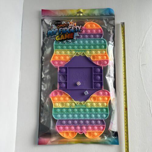 Top TRENZ XXL Jumbo OMG Pop Fidgety Game Board Bubble Fidget Toy Stress Relief Anxiety Boredom (XXL Butterfly Game Board)