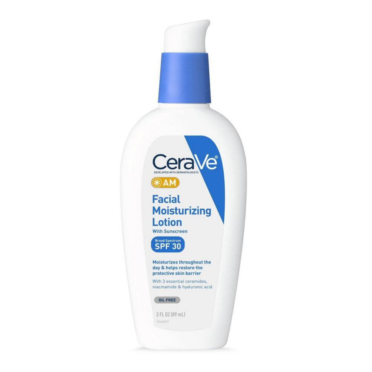 Cerave AM Face Moisturizer with Broad Spectrum Protection, SPF 30,3 Oz
