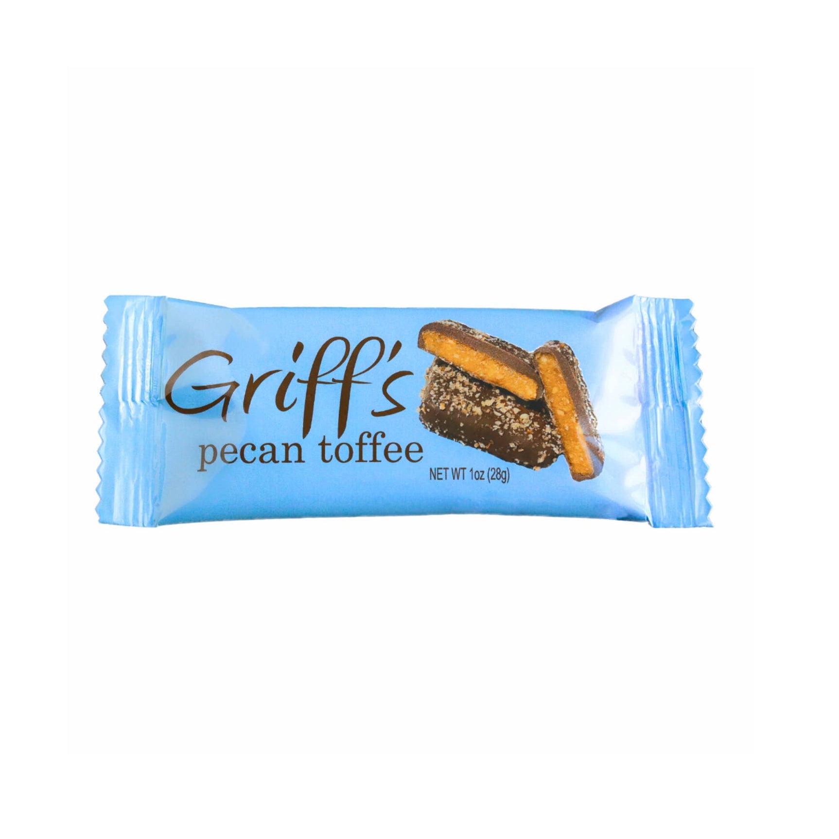 Griff’s Griff's Pecan Toffee - 1oz Dark Chocolate Toffee - Image 8
