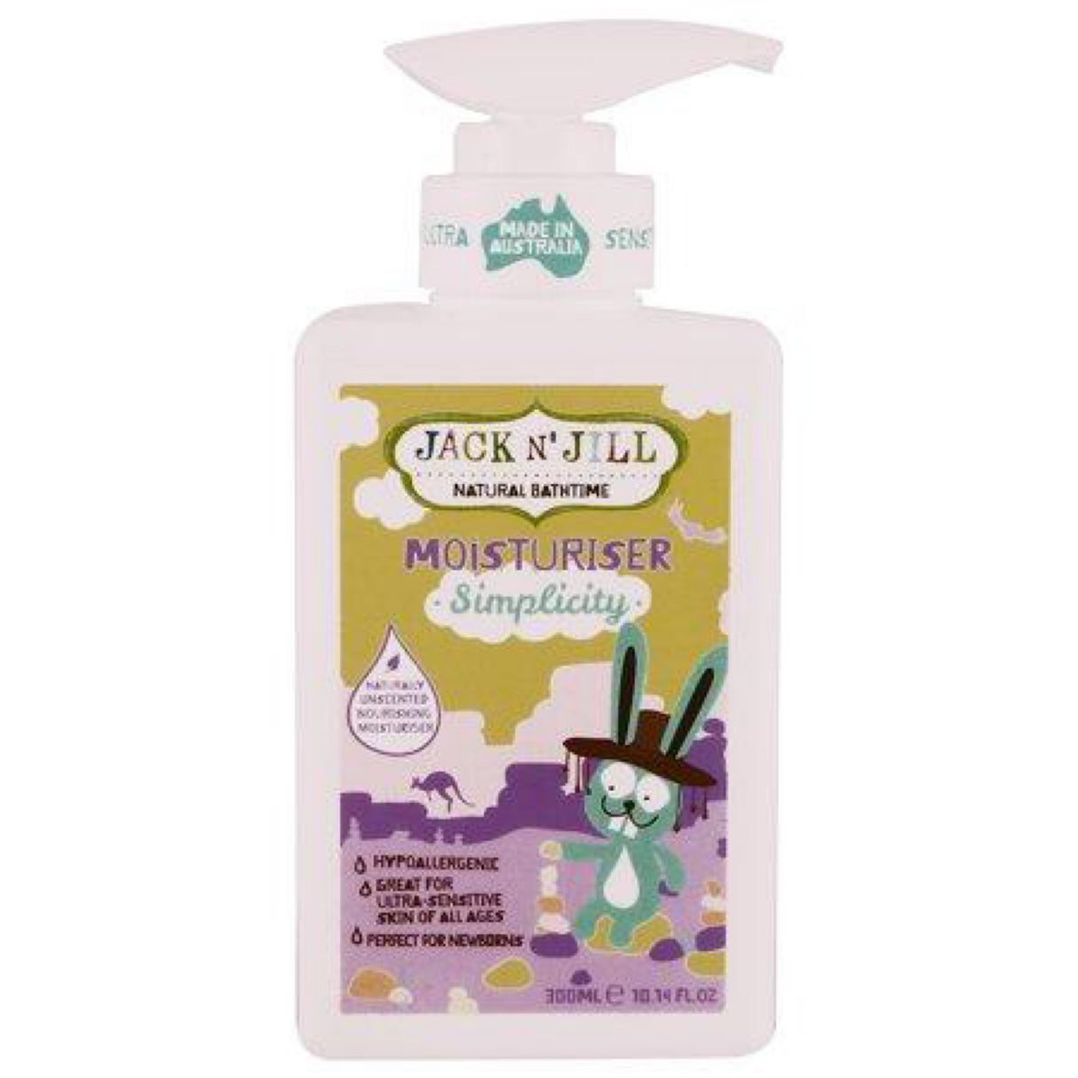 Jack N Jill 10.14-ounce Natural Bathtime Moisturizer Simplicity