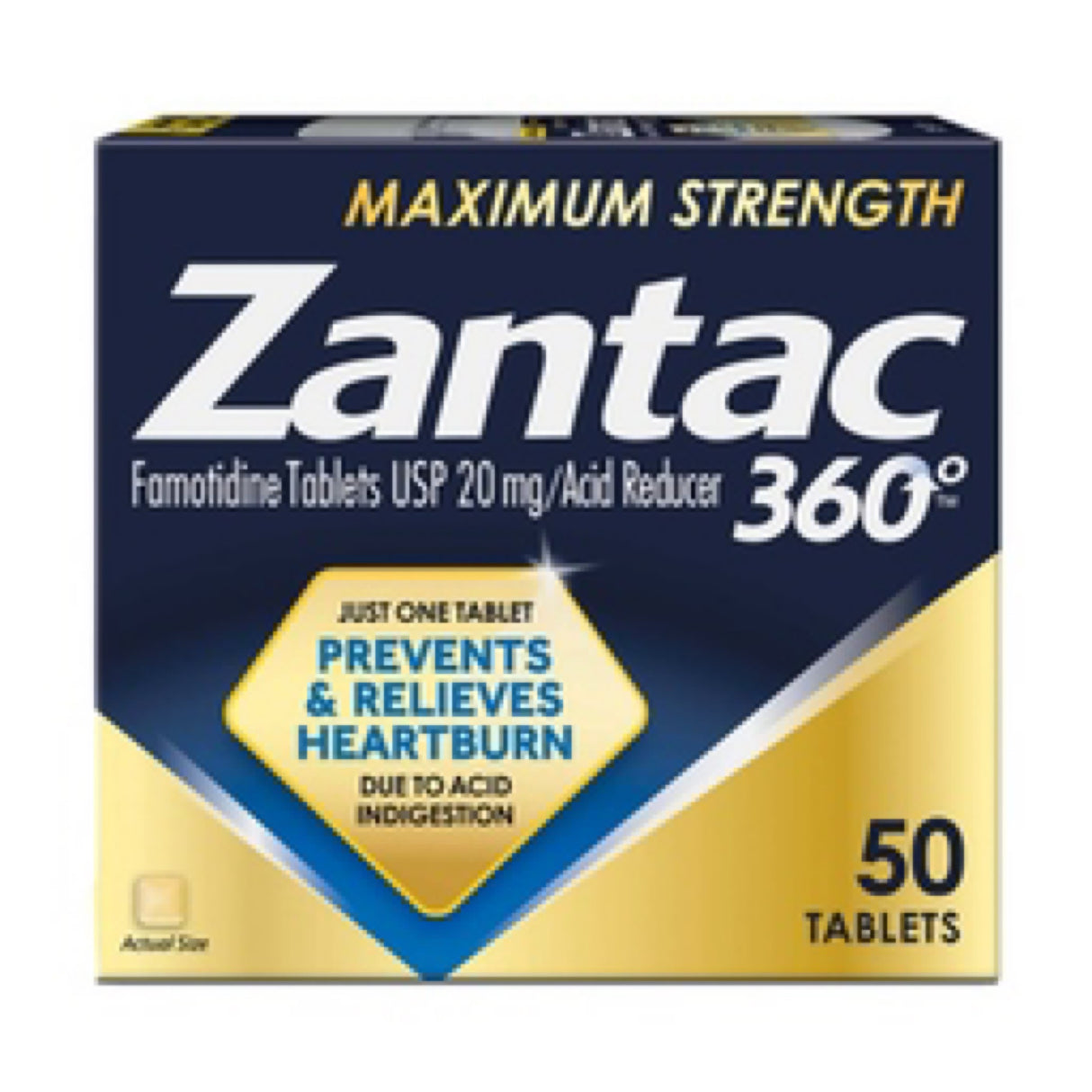 Zantac 360 Maximum Strength Prevention and Relief Tablets
