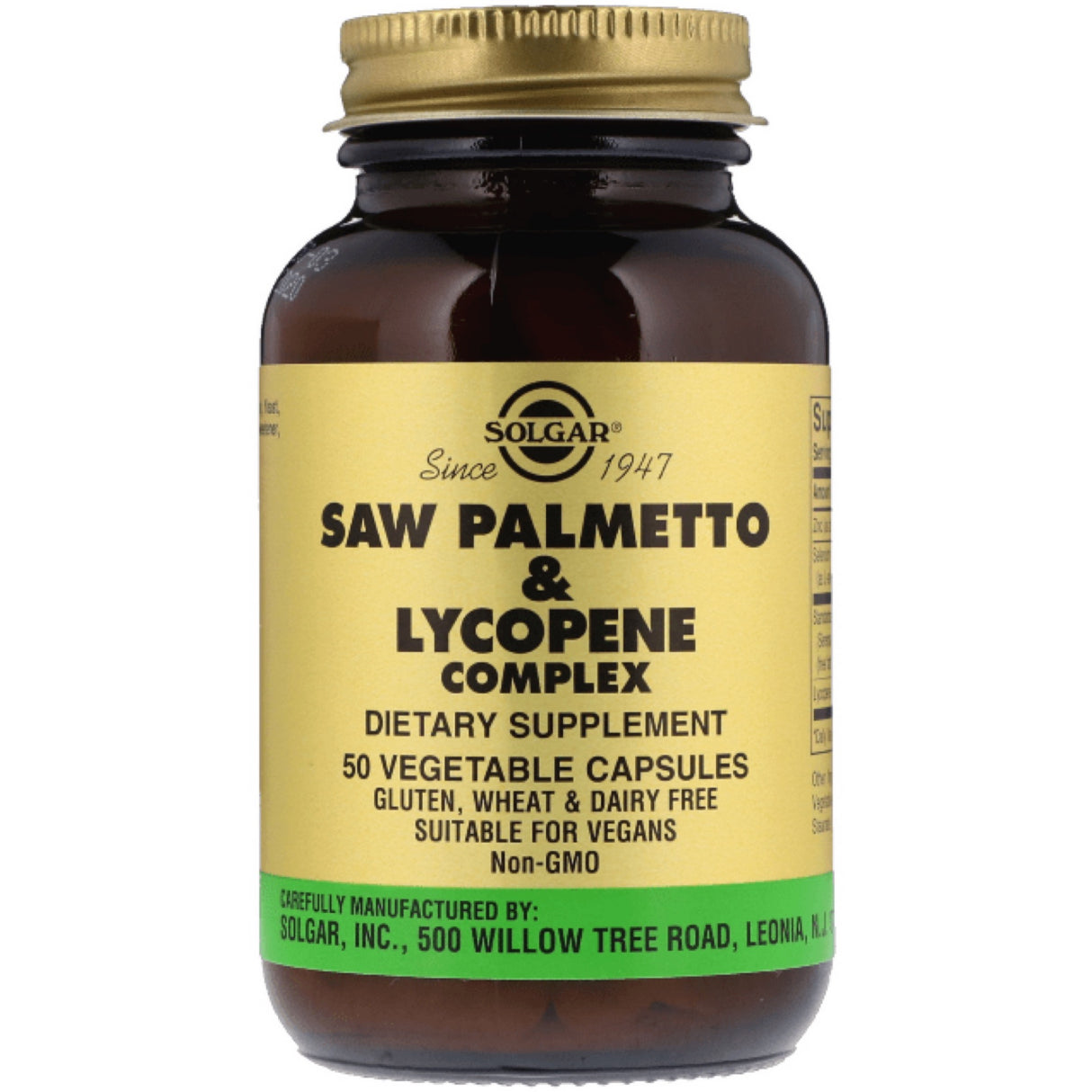 Solgar Saw Palmetto & Lycopene Complex 50 vegetable capsules
