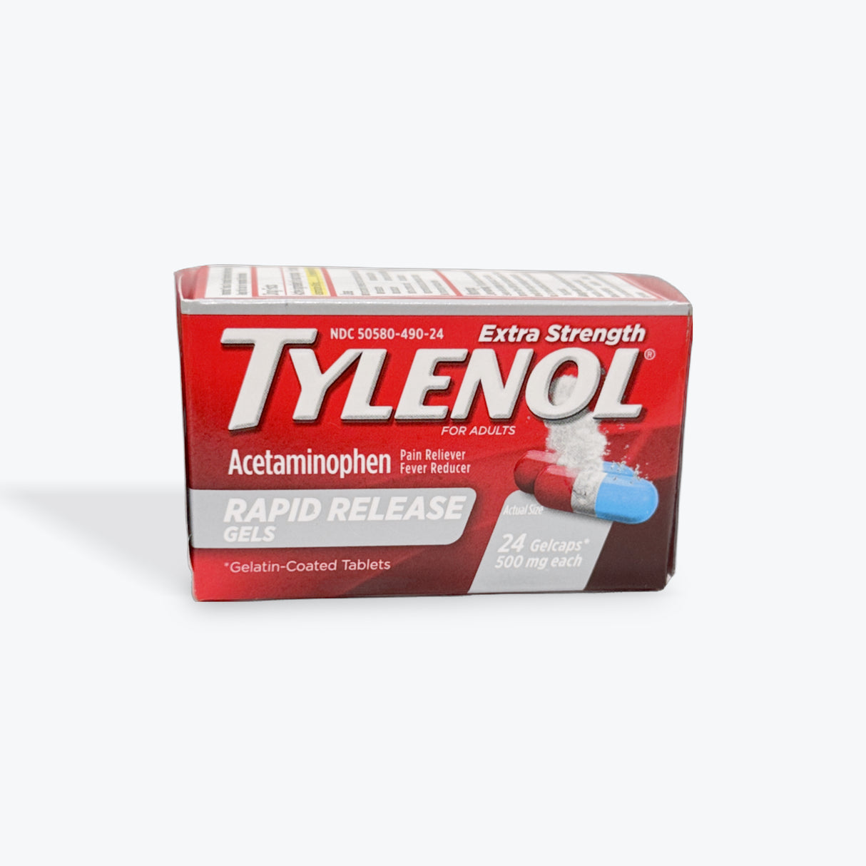 Tylenol Extra Strength Pain Reliever & Fever Reducer Rapid Release Gelcaps - Acetaminophen