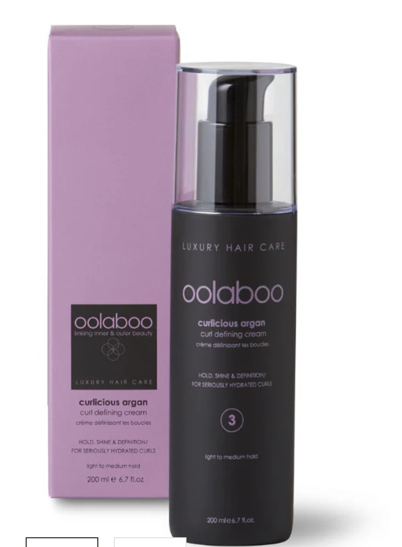 Oolaboo Curlicious Argan Curl Defining Cream