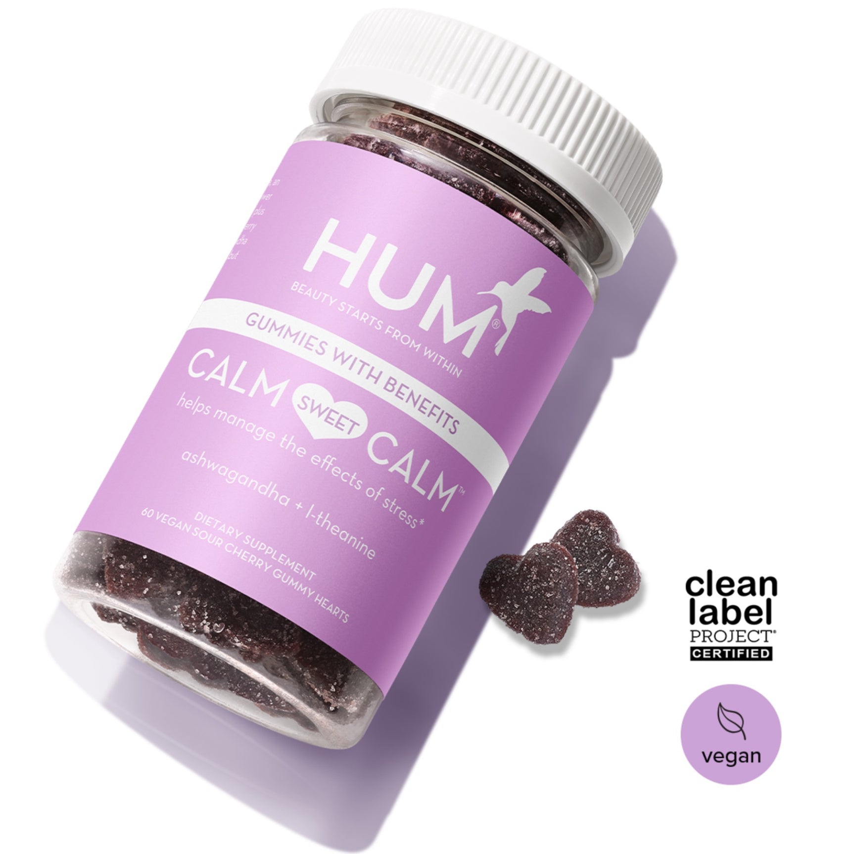 Hum Calm Sweet Calm Gummy Hearts
