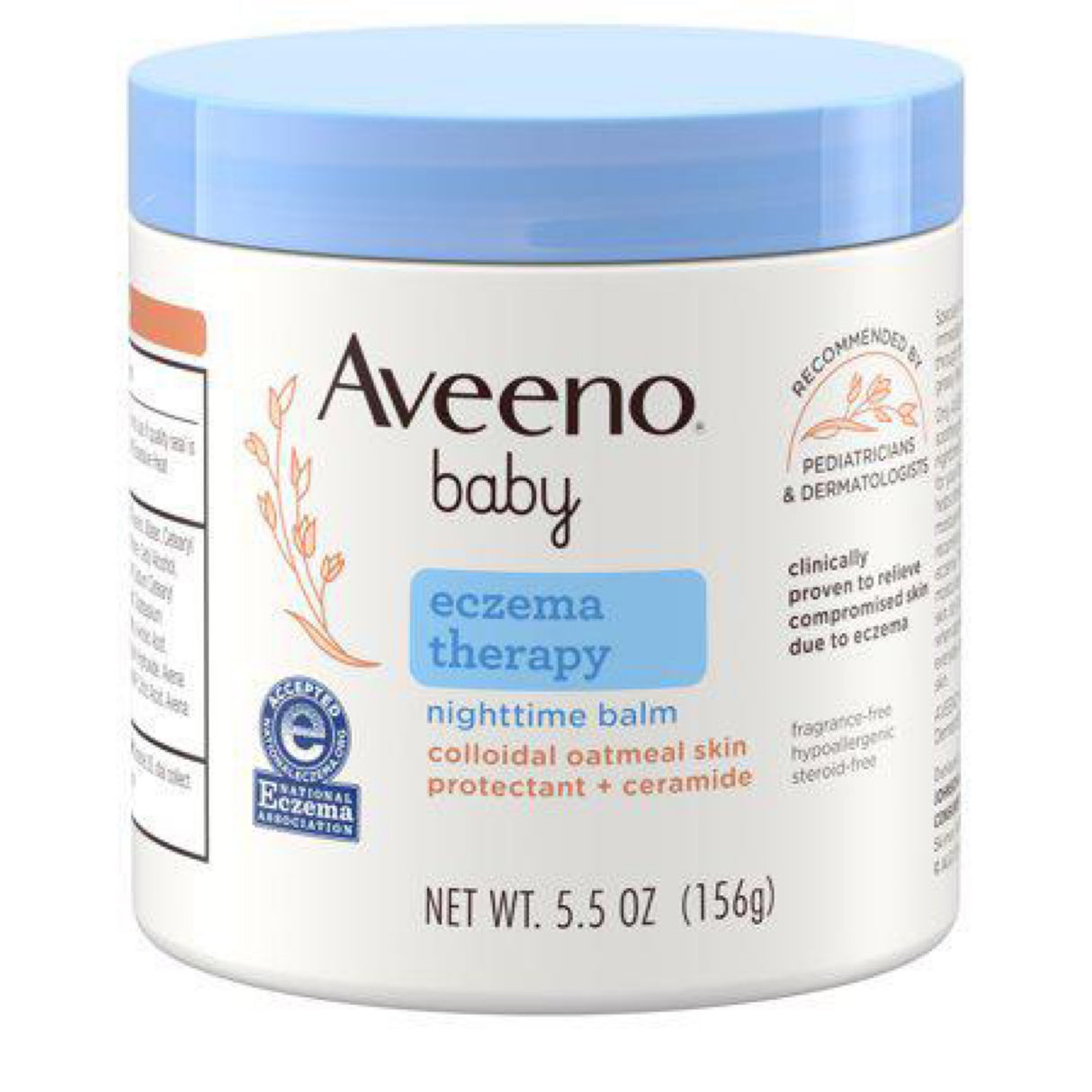Aveeno Baby Eczema Therapy Nighttime Balm Oatmeal 5.5oz