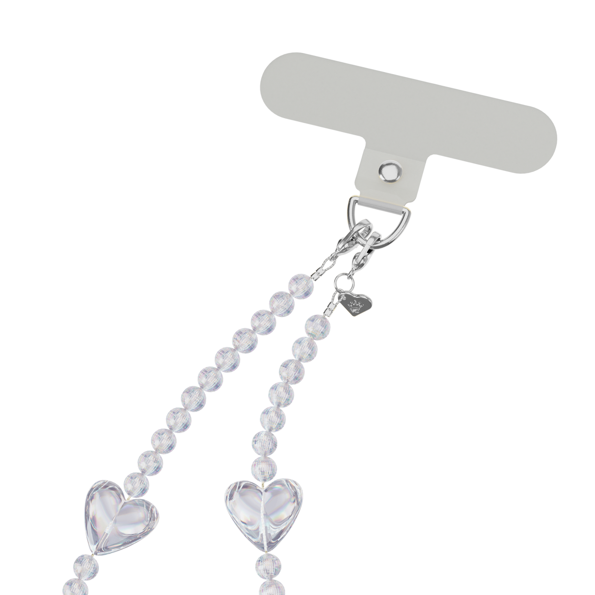 Holo Heart Phone Charm