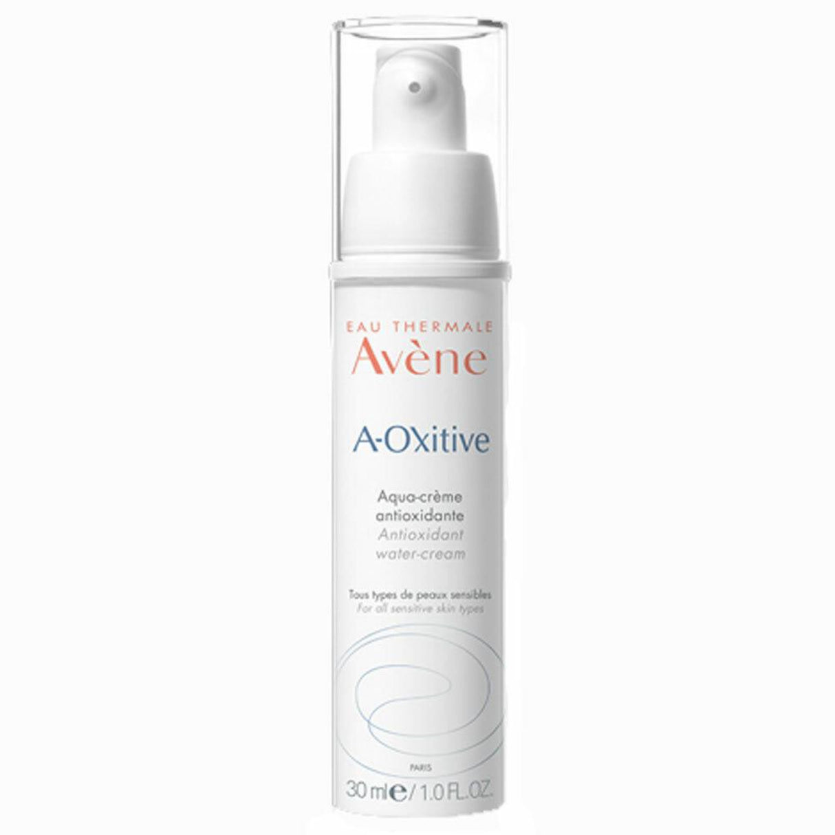 Eau Thermale Avene A-Oxitive Antioxidant Water Cream, Vitamin C & E, Hyaluronic Acid, Free Radical Protection