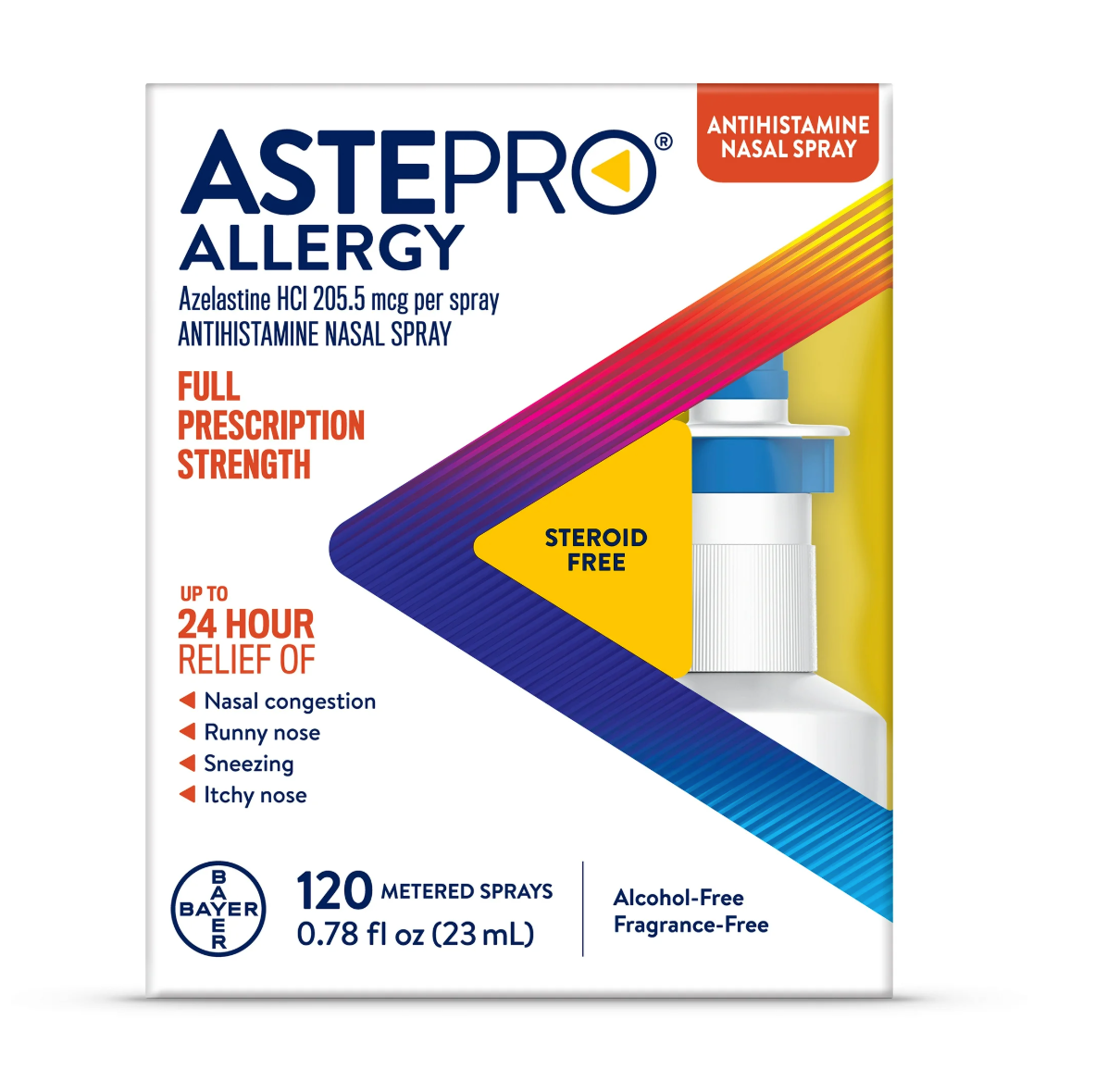 Astepro Allergy Medicine Antihistamine Nasal Spray