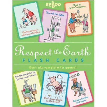 eeBoo Respect the Earth Flash Cards