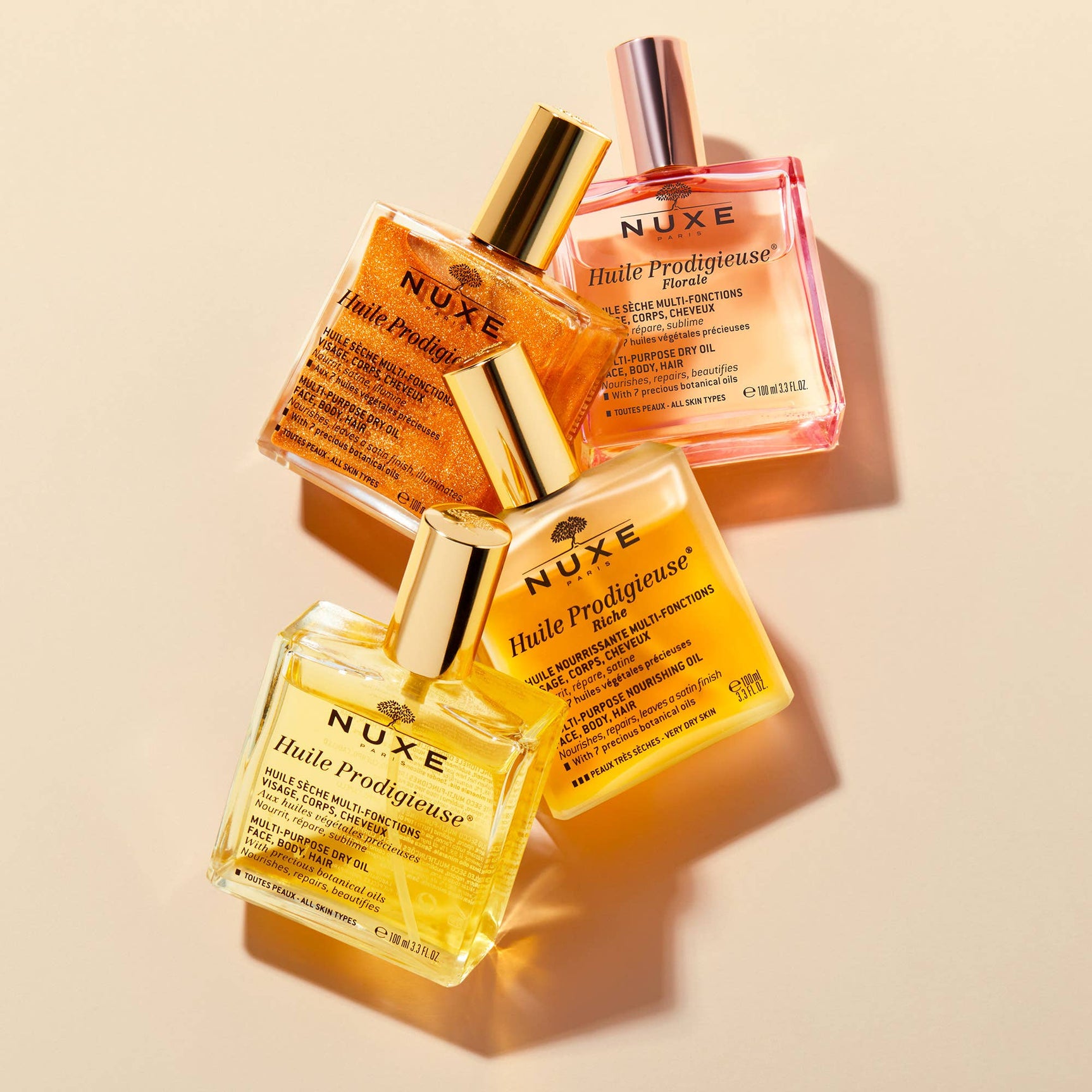 NUXE Huile Prodigieuse Shimmer Multi Purpose Dry Oil 3.3 oz - Image 3