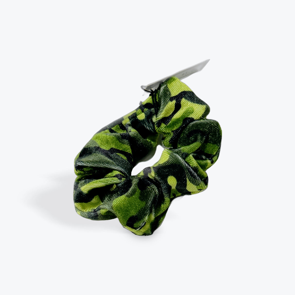 Top Trenz Camouflage Velvet Scrunchie