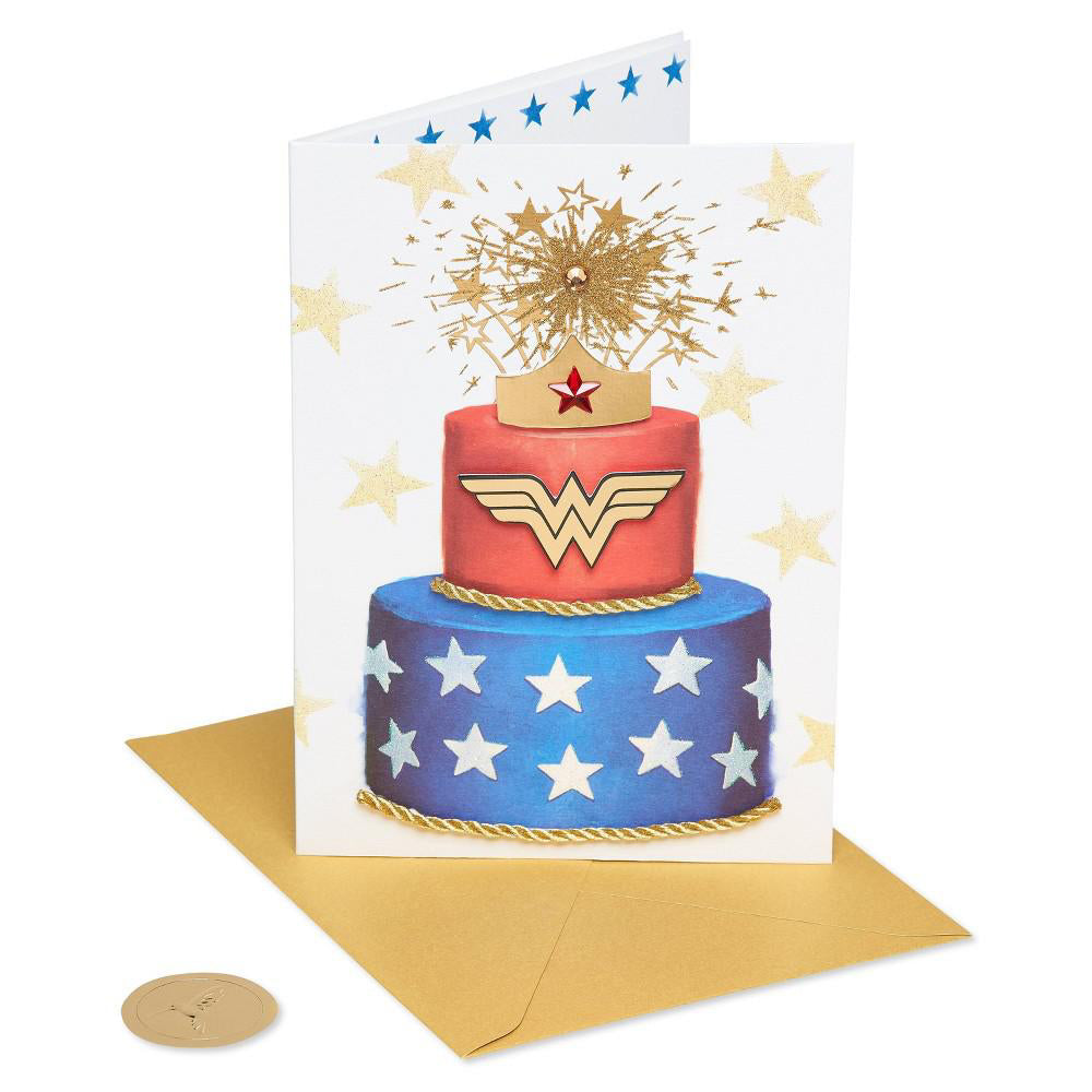 Wonder Woman Cake Pattern Card