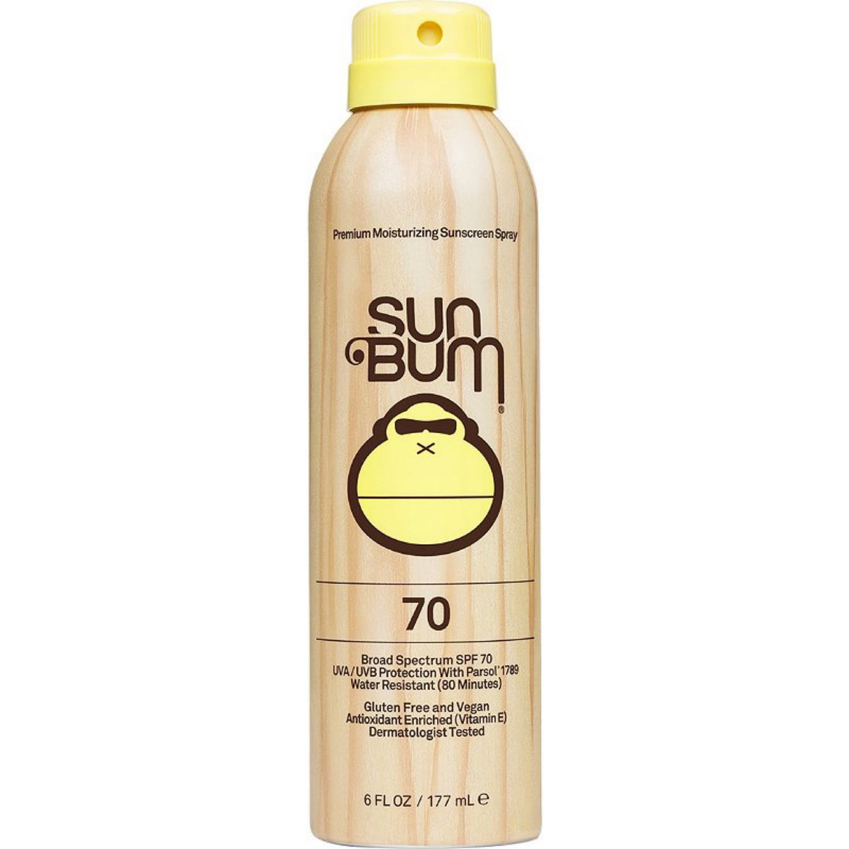 Sun bum premium moisturizing sunscreen spray SPF 70