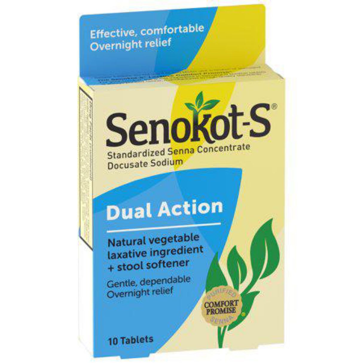 SenokOT-S® Dual Action Senna Plus Stool Softener Laxative Tablets