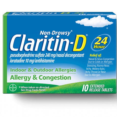 Claritin-D indoor & outdoor allergies