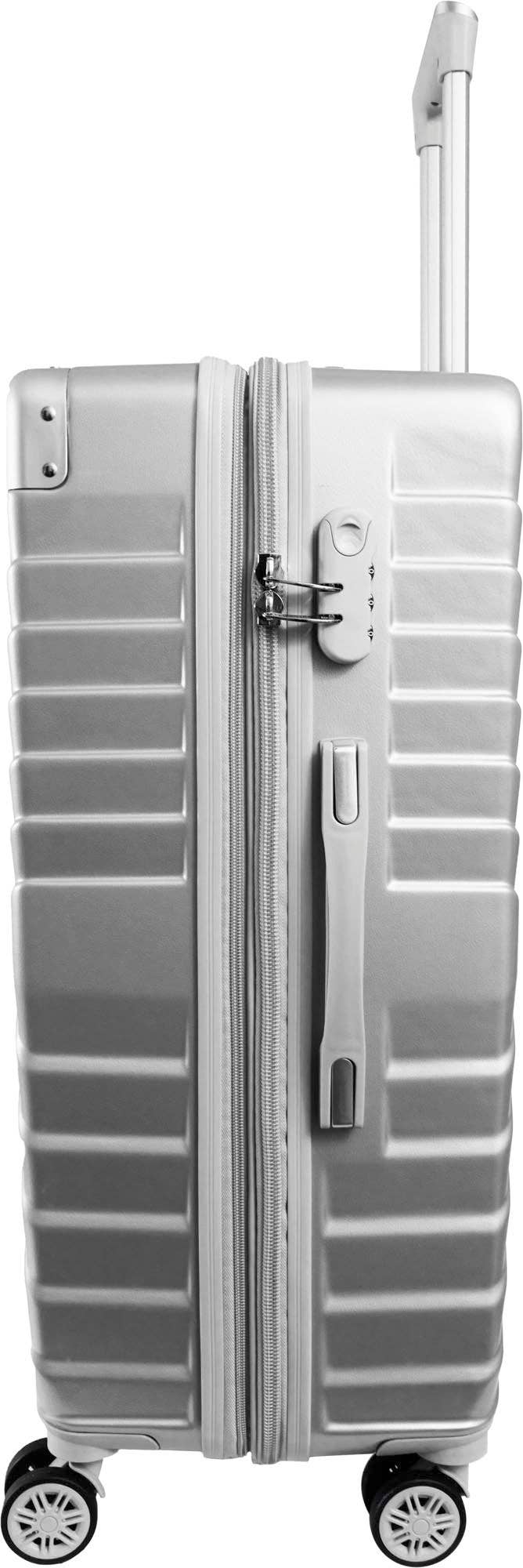 The Legend Ellen Tracy 3 PC Hard Sided Luggage Set: 331-CHROME - Image 8