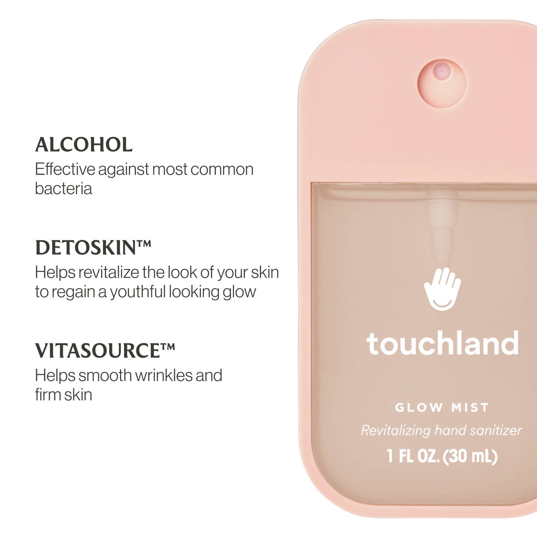 Touchland Rosewater Glow Mist Revitalizing Hand Sanitizer - Image 6