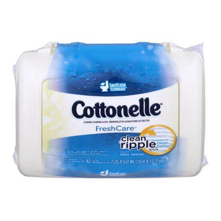 Cottonelle Flushable Wet Wipes Tub