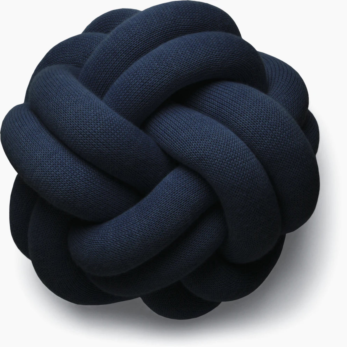 Knotted Pouf- Navy Blue