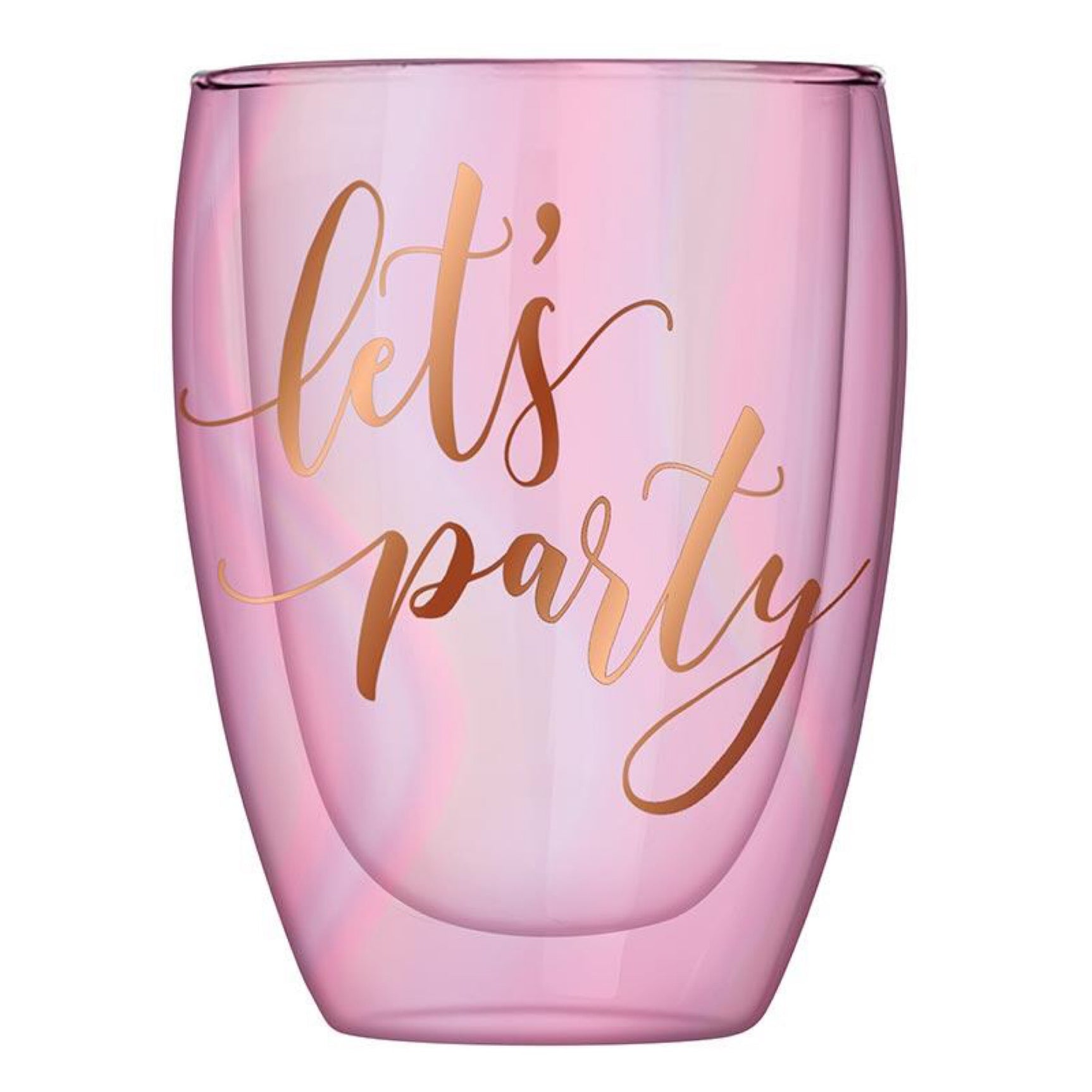 Slant Collection Double-Wall Stemless Glass - Lets Party