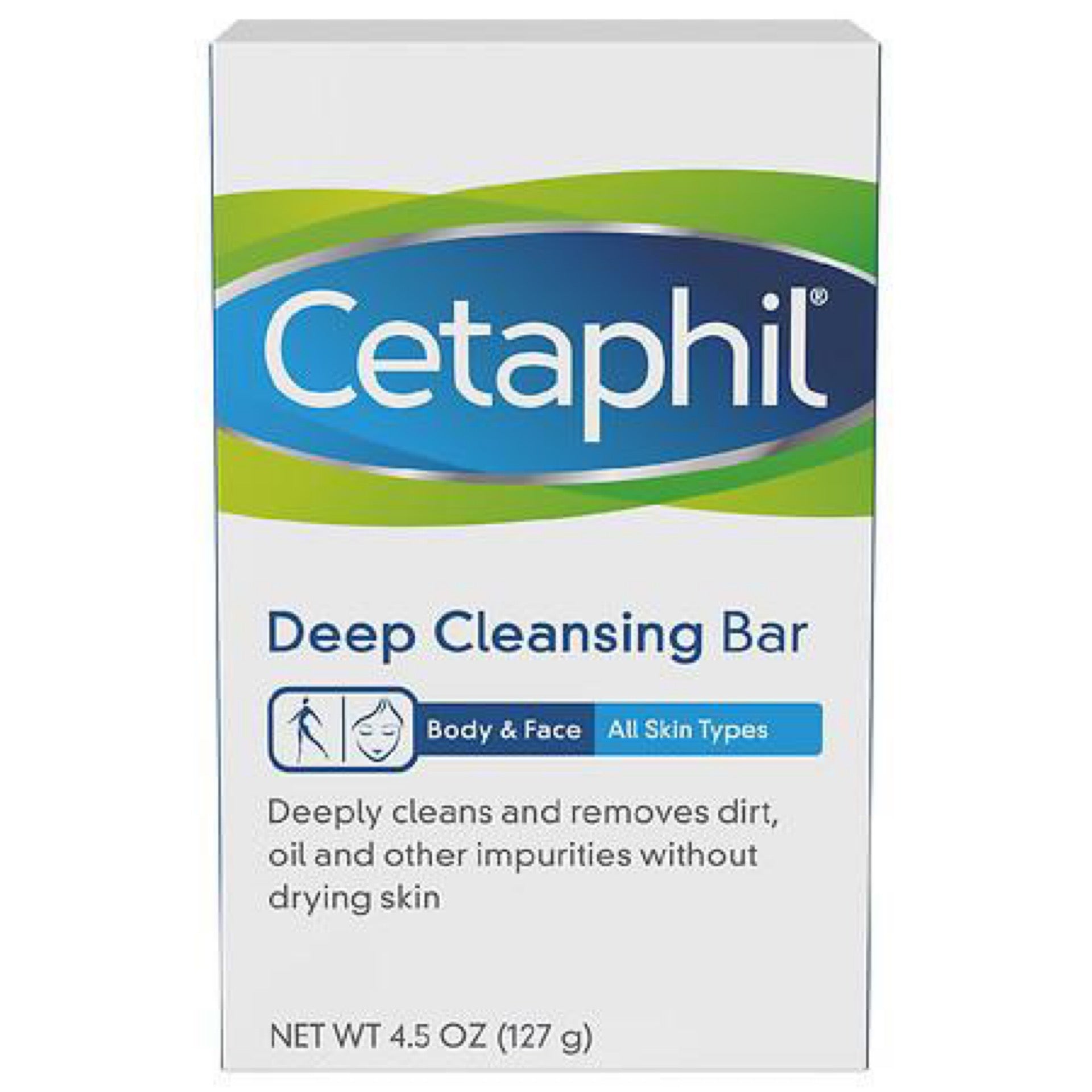 Cetaphil Deep Cleansing Bar 4.5 oz. Box